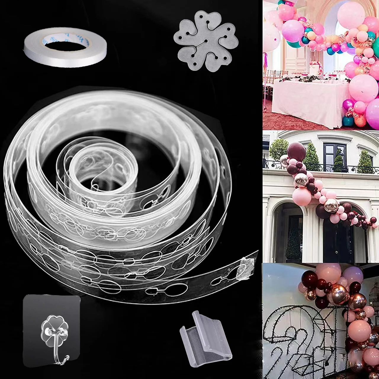 Balloon Accessories 5M Balloon Chain Ribbon Dot Wedding Party Birthday Background Decoration Balloon Chain Arch Balloon Supplies
Balloon Accessories 5M Balloon Chain Ribbon Dot Wedding Party Birthday Background Decoration Balloon Chain Arch Balloon Supplies