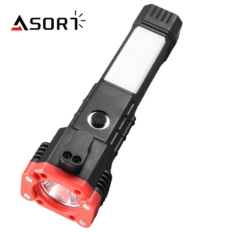 Multifunctional Safety Hammer Flashlight Outdoor Emergency Lighting USB Charging 4 Switch Modes with Magnet COB Work Light
Multifunctional Safety Hammer Flashlight Outdoor Emergency Lighting USB Charging 4 Switch Modes with Magnet COB Work Light