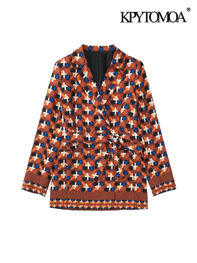 KPYTOMOA Women Fashion With Belt Printed Blazer Coat Vintage Long Sleeve Flap Pockets Female Outerwear Chic Veste Femme
KPYTOMOA Women Fashion With Belt Printed Blazer Coat Vintage Long Sleeve Flap Pockets Female Outerwear Chic Veste Femme