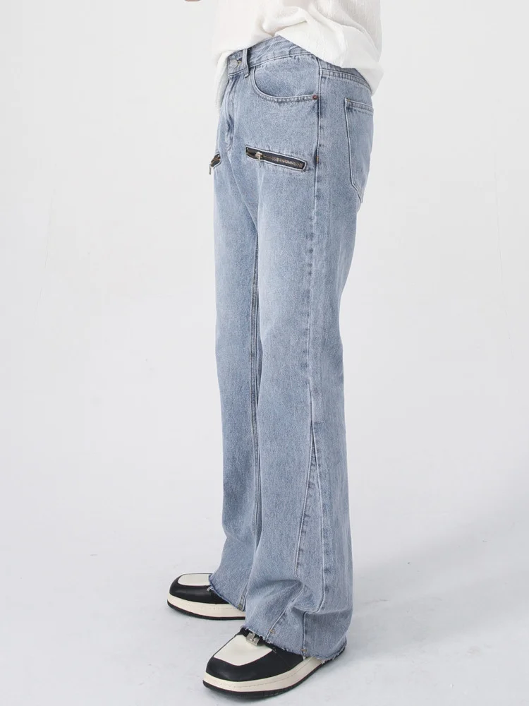 Jeans New Korean Men's Fashion Personalized Zipper Design 2023 Vintage Flares Pants Solid Color Male Trousers 2A6325
Jeans New Korean Men's Fashion Personalized Zipper Design 2023 Vintage Flares Pants Solid Color Male Trousers 2A6325