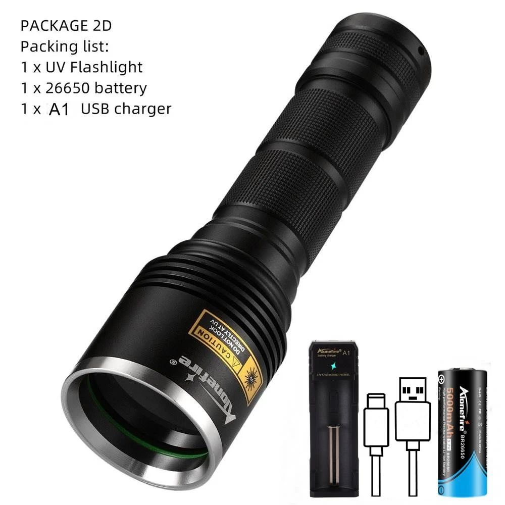 Alonefire SV13 УФ-фонарик 20 Вт 365 нм
Alonefire SV13 УФ-фонарик 20 Вт 365 нм