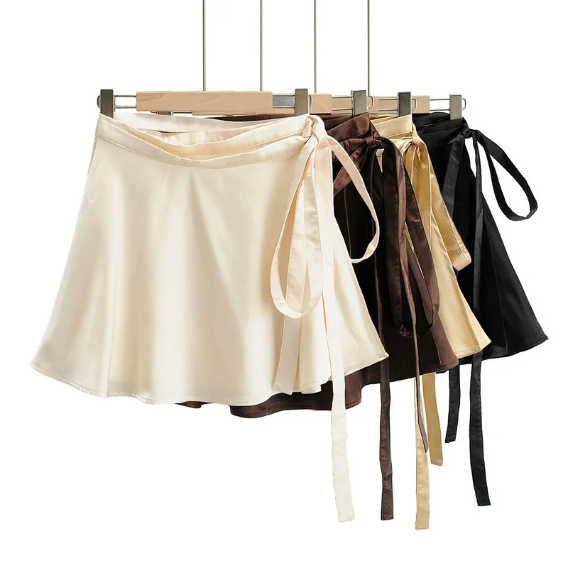 2021 Fall Women White New O-neck Bandage Solid Color Mini Pencil Skirts Outfits Fashion Party Suit Casual Satin High Waist Skirt
2021 Fall Women White New O-neck Bandage Solid Color Mini Pencil Skirts Outfits Fashion Party Suit Casual Satin High Waist Skirt