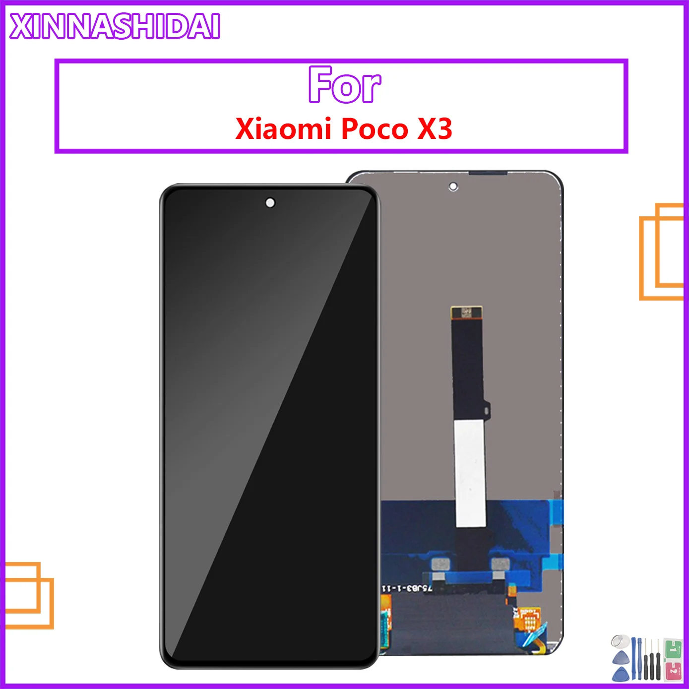 For Xiaomi Poco X3 LCD Display M2007J20CG LCD Display For Xiaomi Poco X3 NFC With Touch Digitizer Assembly Replacement
For Xiaomi Poco X3 LCD Display M2007J20CG LCD Display For Xiaomi Poco X3 NFC With Touch Digitizer Assembly Replacement
