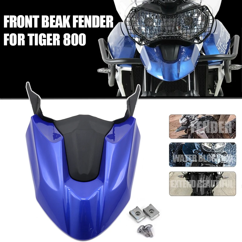 Motorcycle Accessories Front Beak Extend For Tiger 800 High Front Mudguard Kit Front Beak Fender for Tiger800 XRT XRX 2015-2019
Motorcycle Accessories Front Beak Extend For Tiger 800 High Front Mudguard Kit Front Beak Fender for Tiger800 XRT XRX 2015-2019