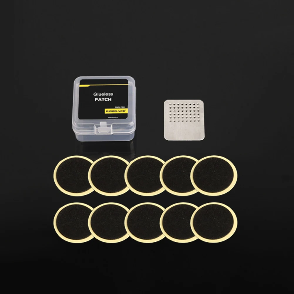10 Pcs Glueless Chip Patches Hot Sale Bicycle Inner Tire Repair Kit Mountain Bike Tyre Tire Repair Tools Piece Thin Road Parts
10 Pcs Glueless Chip Patches Hot Sale Bicycle Inner Tire Repair Kit Mountain Bike Tyre Tire Repair Tools Piece Thin Road Parts