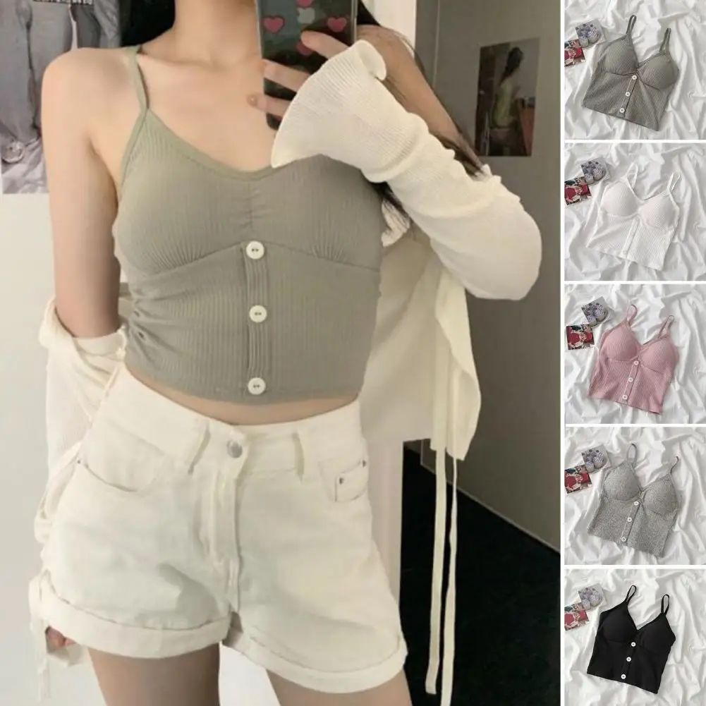 Strap Vest Sexy V-neck Ultra-thin Fashion Woman Knitted Crop Top for Dating
Strap Vest Sexy V-neck Ultra-thin Fashion Woman Knitted Crop Top for Dating