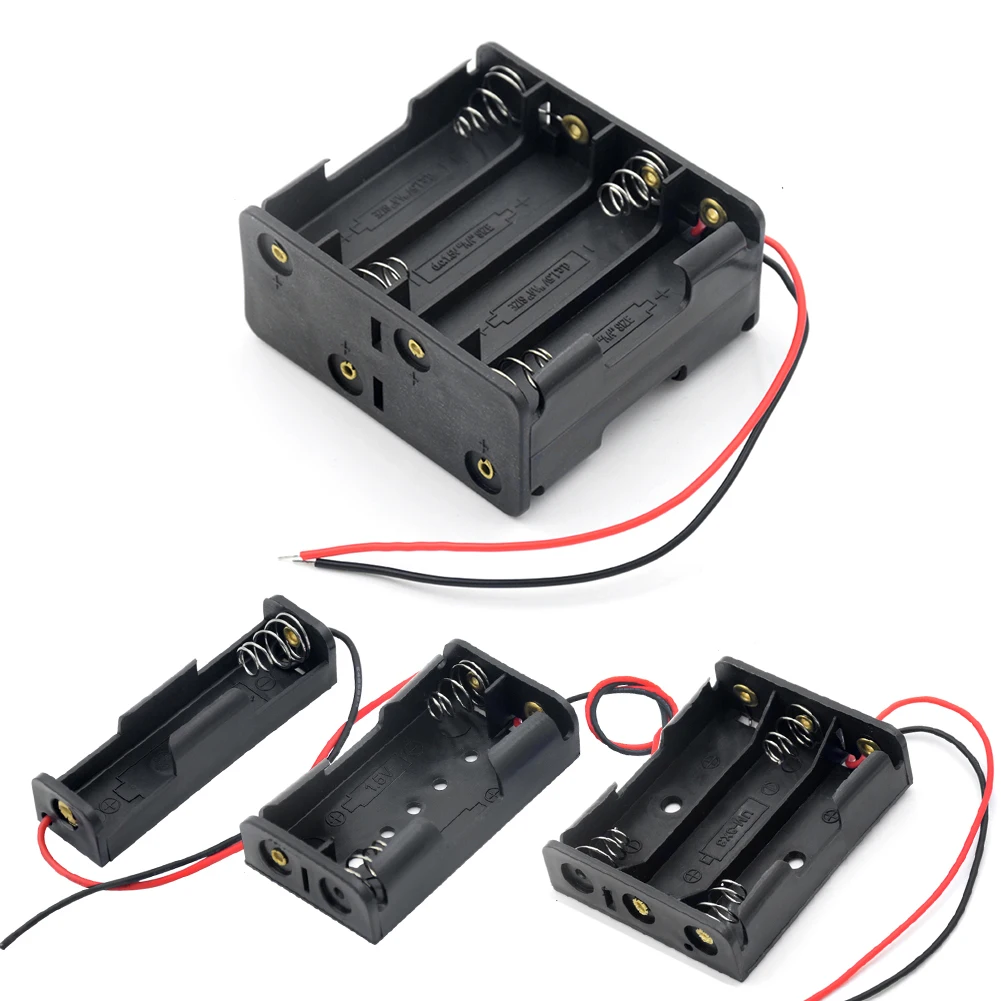 10pcs 1 2 3 4 8 Slots AA Battery Case Box AA LR6 HR6 Battery Holder Storage Case With Lead Wire Bateria Protection Container
10pcs 1 2 3 4 8 Slots AA Battery Case Box AA LR6 HR6 Battery Holder Storage Case With Lead Wire Bateria Protection Container