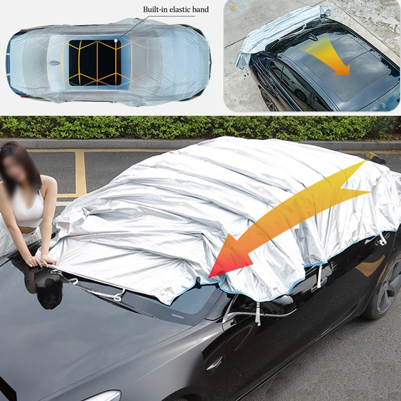 Outdoor Car Cover Protector Auto Stretchable Exterior Protection Covers Rain Frost Snow Dust Waterproof Anti UV Sun Reflective
Outdoor Car Cover Protector Auto Stretchable Exterior Protection Covers Rain Frost Snow Dust Waterproof Anti UV Sun Reflective