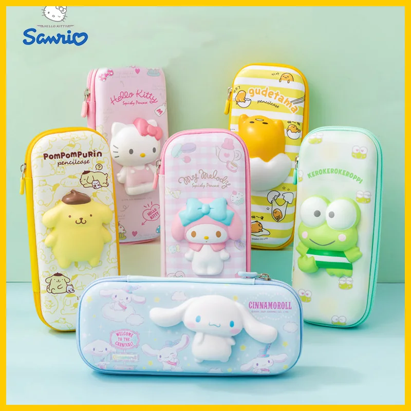 Sanrio канцелярские принадлежности My Melody Kuromi декомпрессионная ручка Чехол Многофункциональный школьный канцелярский бокс Милая мультяшная и...
Sanrio канцелярские принадлежности My Melody Kuromi декомпрессионная ручка Чехол Многофункциональный школьный канцелярский бокс Милая мультяшная и...