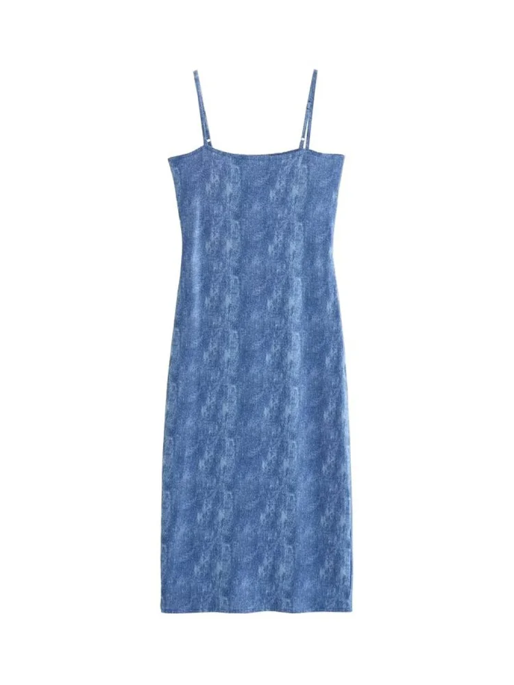 Kumsvag 2023 Women Summer Denim Strap Dress Fashion Print Strapless Slim Female Elegant Street Mid-Calf Dresses Clothing
Kumsvag 2023 Women Summer Denim Strap Dress Fashion Print Strapless Slim Female Elegant Street Mid-Calf Dresses Clothing