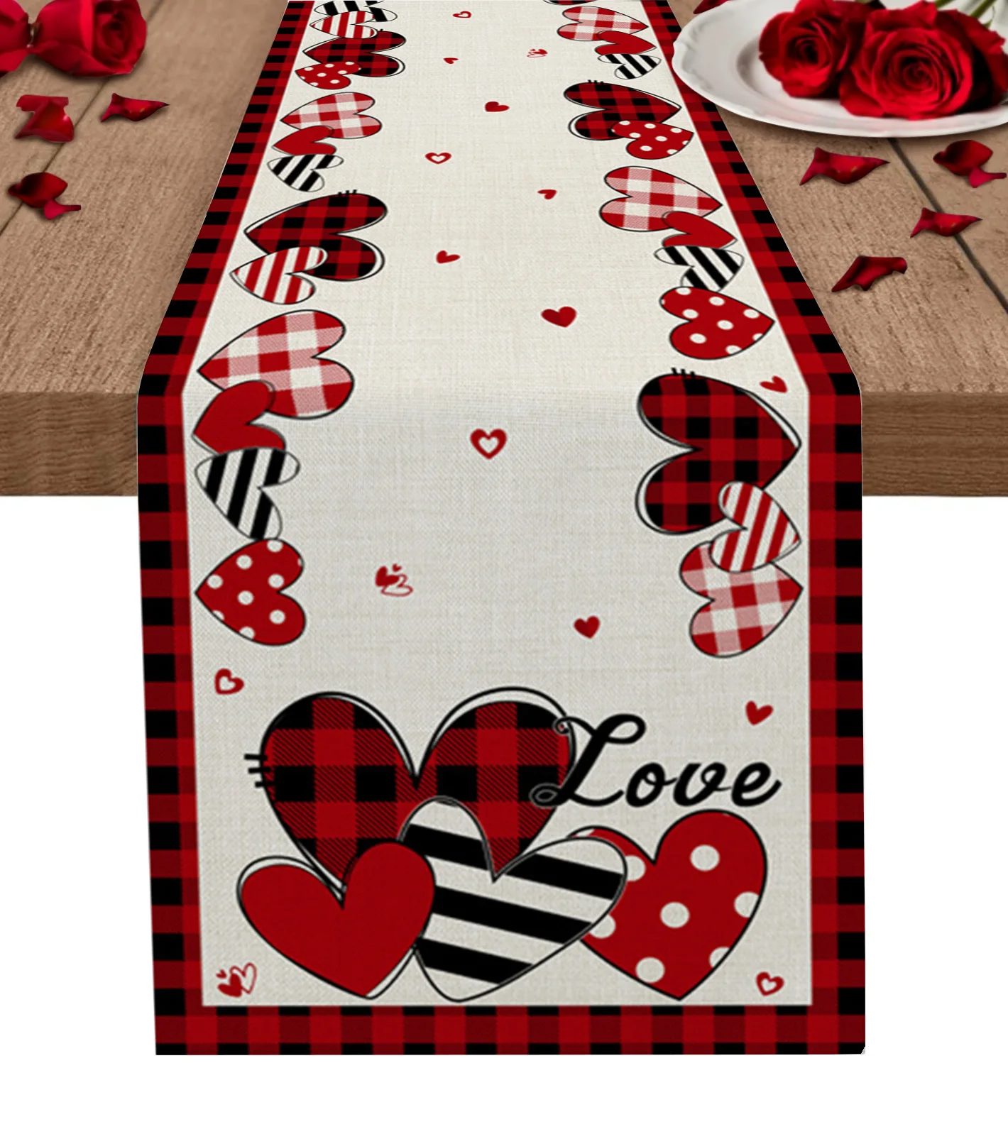 Настольная дорожка Love Red на День святого Валентина, деревенский Свадебный декор, скатерть, скатерть для дома, столовой, праздничный декор дл...
Настольная дорожка Love Red на День святого Валентина, деревенский Свадебный декор, скатерть, скатерть для дома, столовой, праздничный декор дл...