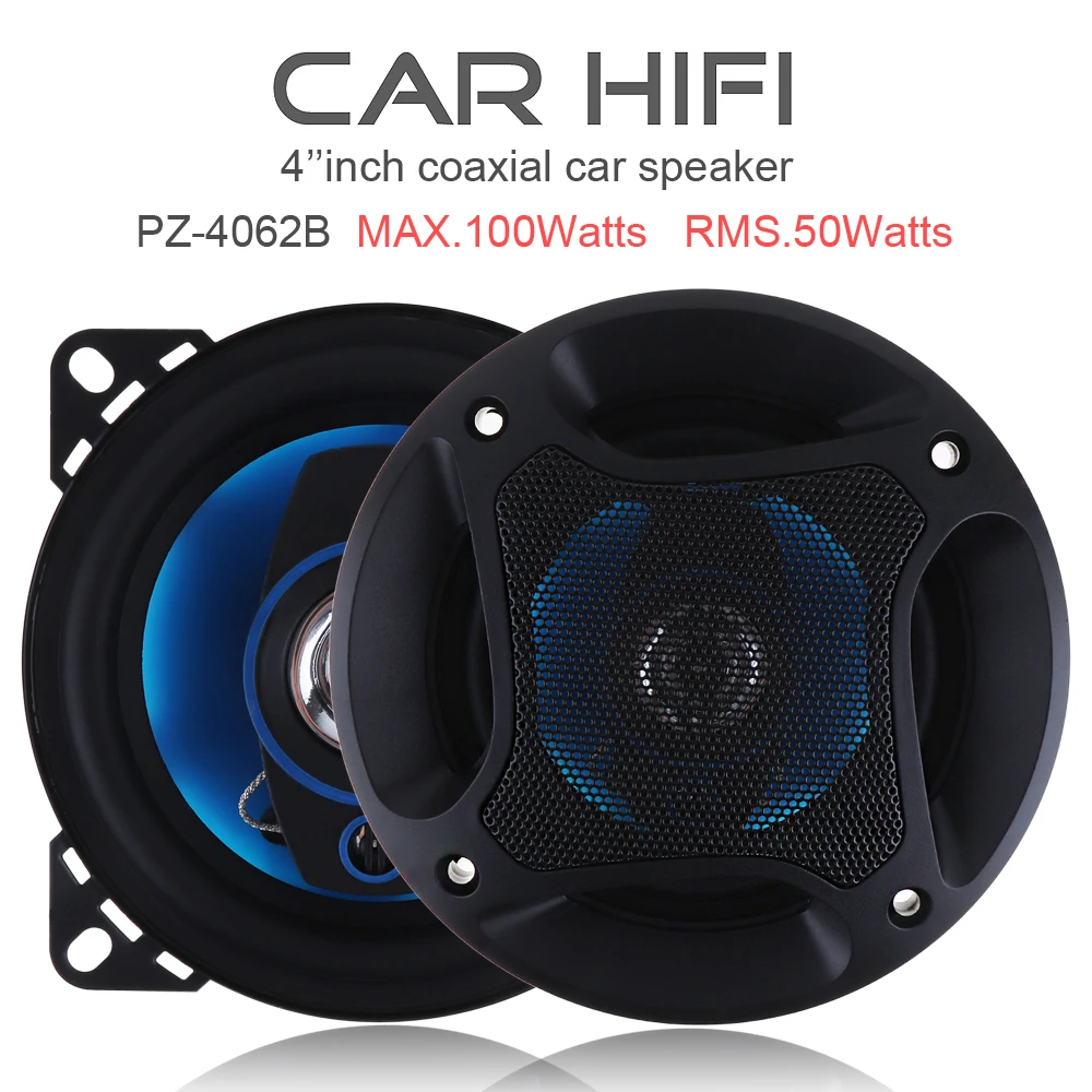 2pcs 4 Inch 100W 3 Way Car Speaker Horn Audio Music Subwoofer Car Audio Music Stereo Full Range Frequency Automotive Speaker
2pcs 4 Inch 100W 3 Way Car Speaker Horn Audio Music Subwoofer Car Audio Music Stereo Full Range Frequency Automotive Speaker