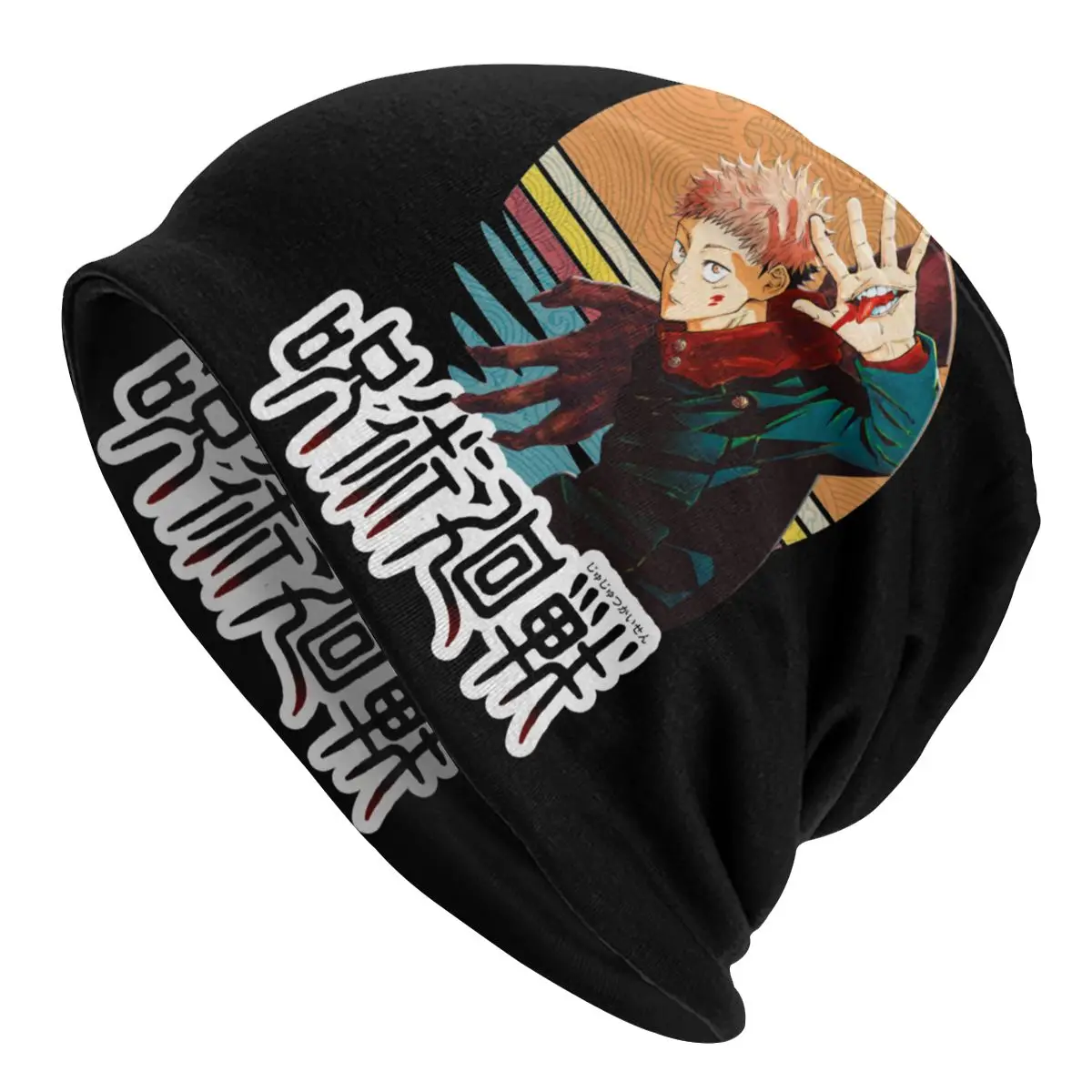 Vintage Retrowave Jujutsu Kaisen Yuji Itadori Bonnet Homme Cool Knit Hat For Women Men Warm Winter Anime Manga Beanies Caps
Vintage Retrowave Jujutsu Kaisen Yuji Itadori Bonnet Homme Cool Knit Hat For Women Men Warm Winter Anime Manga Beanies Caps