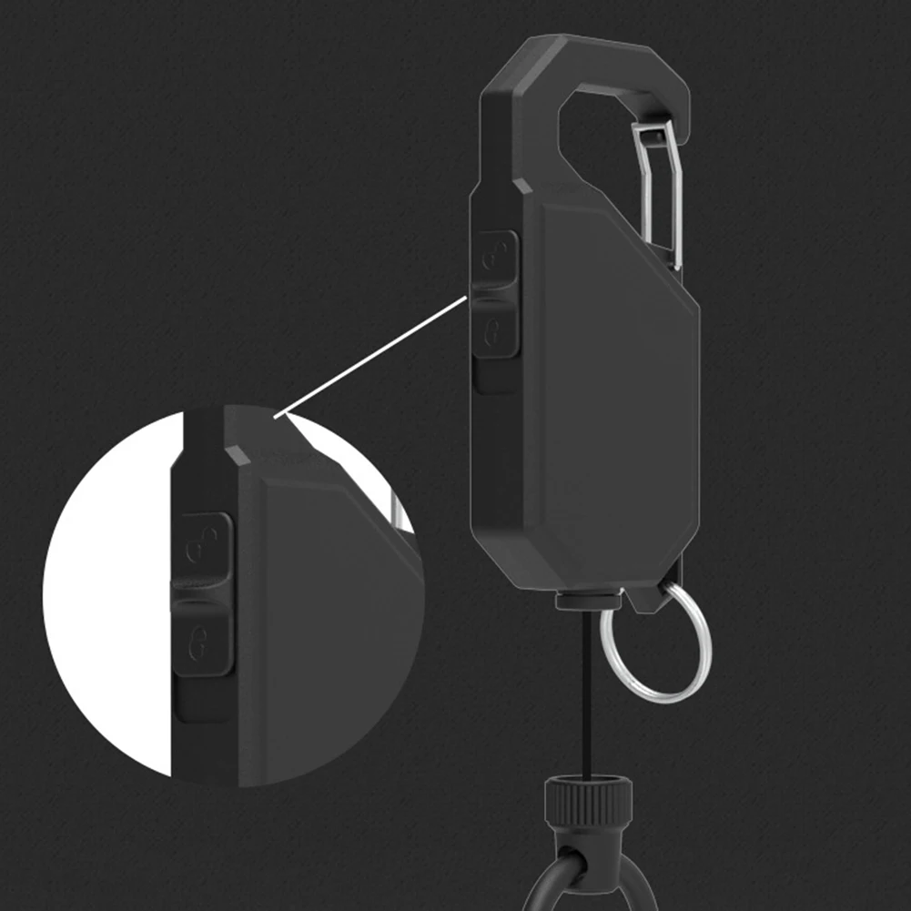 For Hiking Fishing Accessories 1M Retractable Keychain Anti Lost With Buckle Black Fishing Hover Sporting Goods
For Hiking Fishing Accessories 1M Retractable Keychain Anti Lost With Buckle Black Fishing Hover Sporting Goods