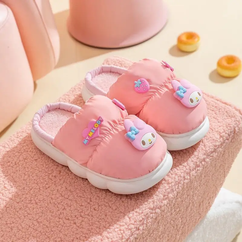 Hello Kitty Cinnamoroll Anime Sanrio Autumn Winter Children's Cotton Slippers Cute My Melody Home Warm Non-Slip Shoes Kids Toys
Hello Kitty Cinnamoroll Anime Sanrio Autumn Winter Children's Cotton Slippers Cute My Melody Home Warm Non-Slip Shoes Kids Toys