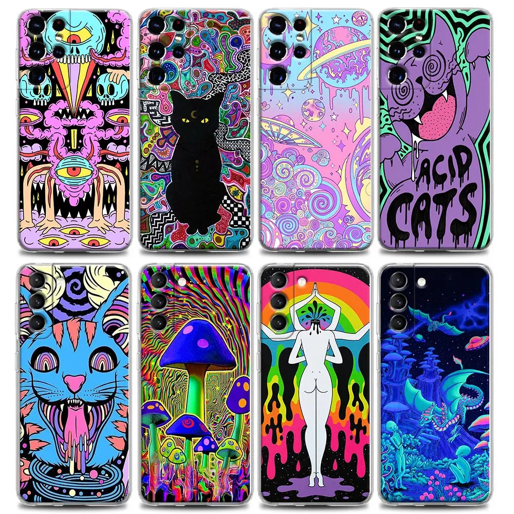Clear Phone Case for Samsung S9 S10 4G S10e S20 S21 Plus Ultra FE 5G M51 M31 S M21 Soft Silicon Colourful Psychedelic Trippy Art
Clear Phone Case for Samsung S9 S10 4G S10e S20 S21 Plus Ultra FE 5G M51 M31 S M21 Soft Silicon Colourful Psychedelic Trippy Art