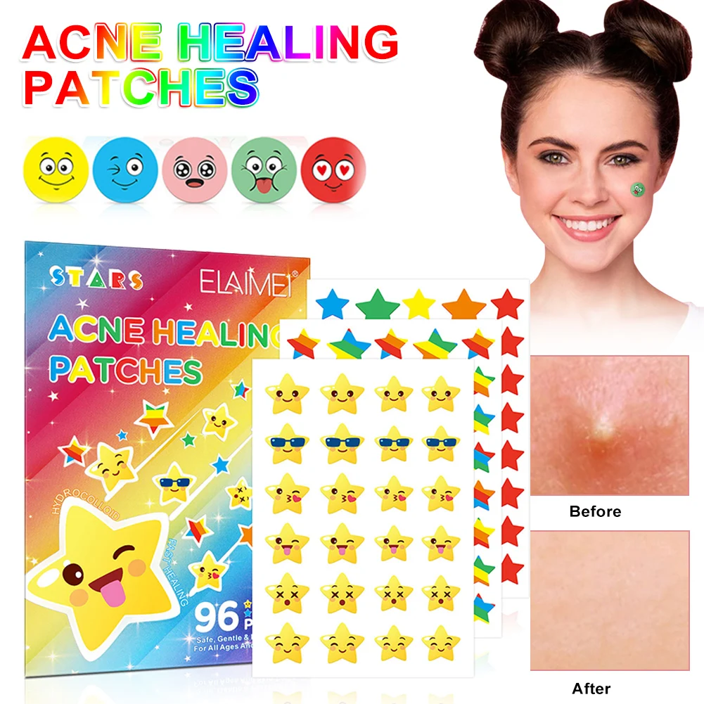60P 96P Face Acne Removal Patches Men Women Skin Care Acne Pimple Patch Stickers Hydrocolloid Cover Reduce Redness Inflammation
60P 96P Face Acne Removal Patches Men Women Skin Care Acne Pimple Patch Stickers Hydrocolloid Cover Reduce Redness Inflammation