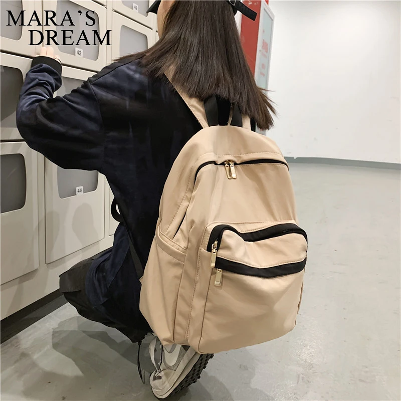 Корейский Холщовый Рюкзак Mara's Dream для женщин и студентов, вместительный однотонный школьный дорожный ранец для девочек-подростков, сумка для книг
Корейский Холщовый Рюкзак Mara's Dream для женщин и студентов, вместительный однотонный школьный дорожный ранец для девочек-подростков, сумка для книг