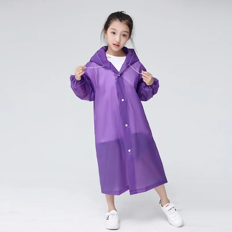 EVA Thickened Children Raincoat Reusable Transparent Fashion Rainwear Hooded Rain Coat Girl And Boy Outdoor Tour Cute Poncho
EVA Thickened Children Raincoat Reusable Transparent Fashion Rainwear Hooded Rain Coat Girl And Boy Outdoor Tour Cute Poncho