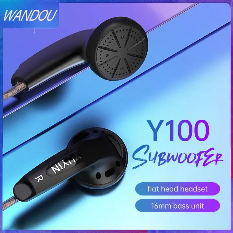 Comfortable In Ear Common Headset With Microphone Ergonomic Sports Earphones Gold-plated Wired Earphone Office Accessories Bass
Comfortable In Ear Common Headset With Microphone Ergonomic Sports Earphones Gold-plated Wired Earphone Office Accessories Bass