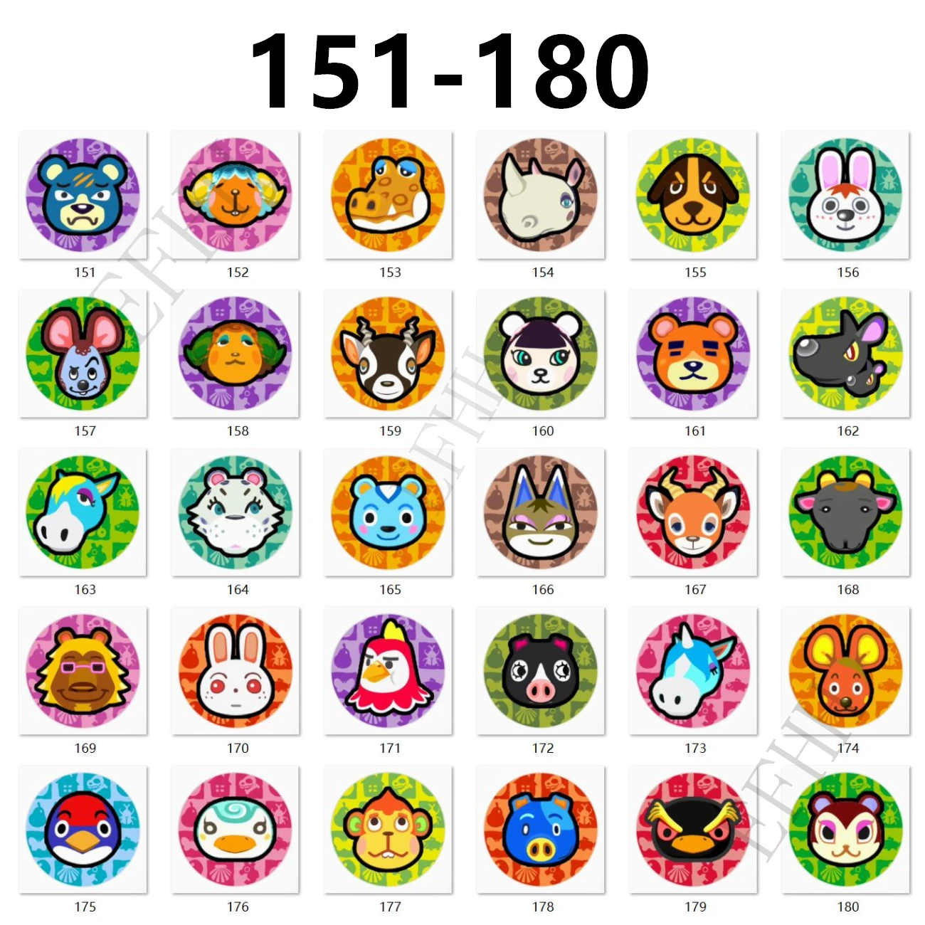 Набор карт Animal Crossing: New Horizons EFHH ACNH 
Набор карт Animal Crossing: New Horizons EFHH ACNH