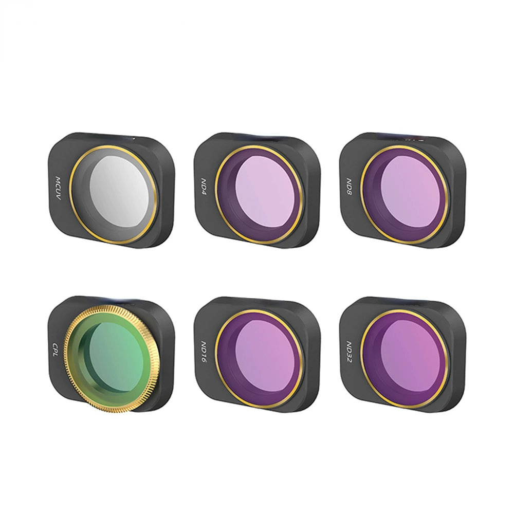 Camera Lens Filters For DJI Mini 3 Pro MCUV/CPL/ND/PL Drone Optical Glass Protective Replacement Set Drone Accessories
Camera Lens Filters For DJI Mini 3 Pro MCUV/CPL/ND/PL Drone Optical Glass Protective Replacement Set Drone Accessories