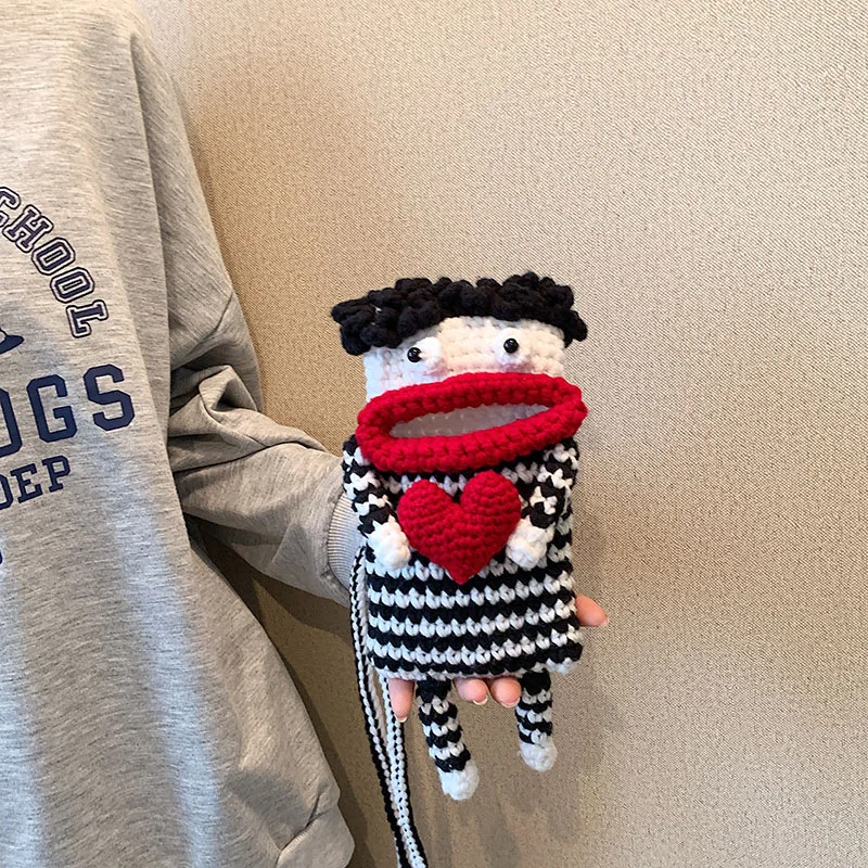 Cute Funny Crossbody Women's Autumn and Winter New DIY Handmade Knitted Wool Mobile Phone Finished Bag
Cute Funny Crossbody Women's Autumn and Winter New DIY Handmade Knitted Wool Mobile Phone Finished Bag
