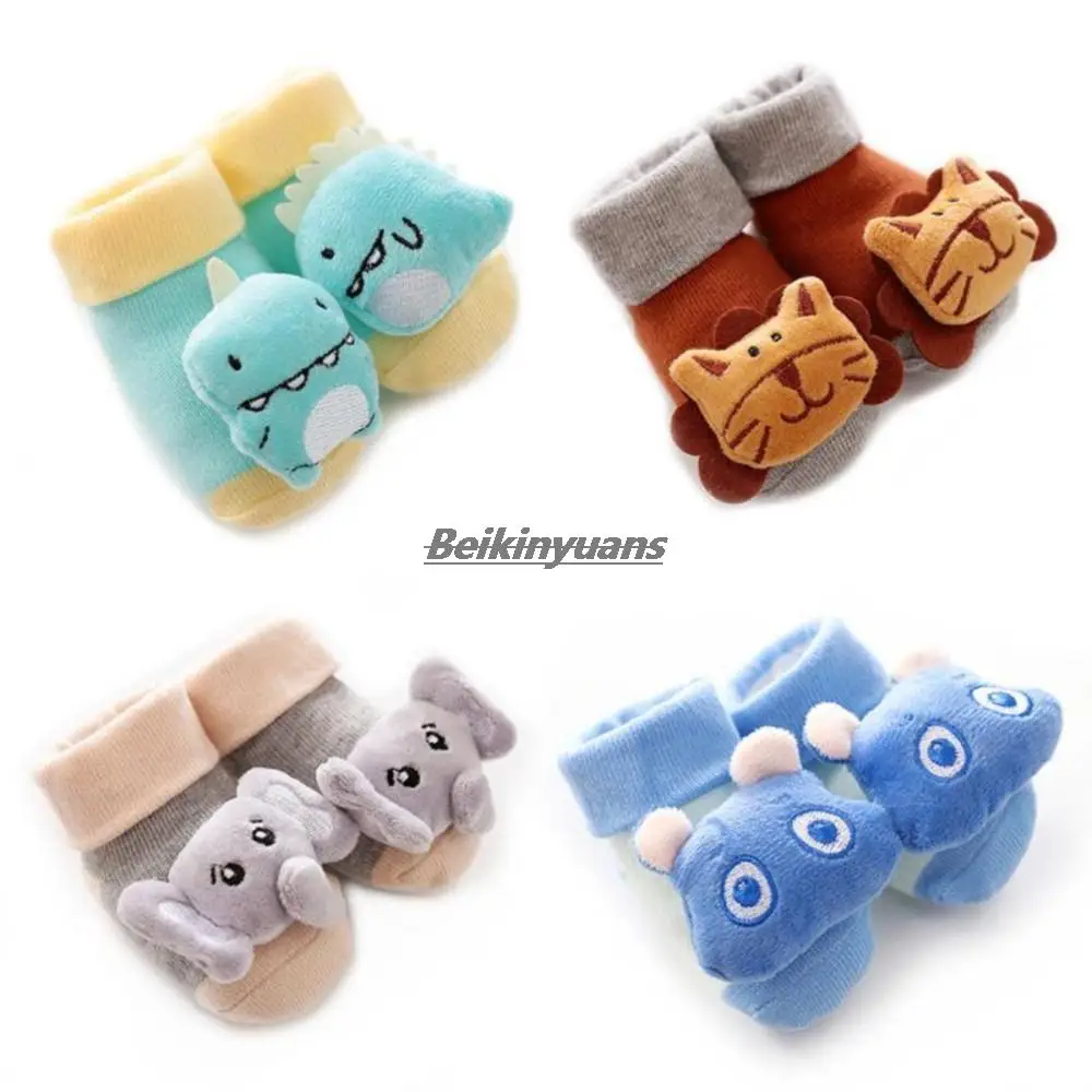 Cartoon Baby Anti-Slip Socks Shoes Newborn Infant Rattle Cute Autumn Floor First Walkers Booties Cotton Doll Warm Socks
Cartoon Baby Anti-Slip Socks Shoes Newborn Infant Rattle Cute Autumn Floor First Walkers Booties Cotton Doll Warm Socks