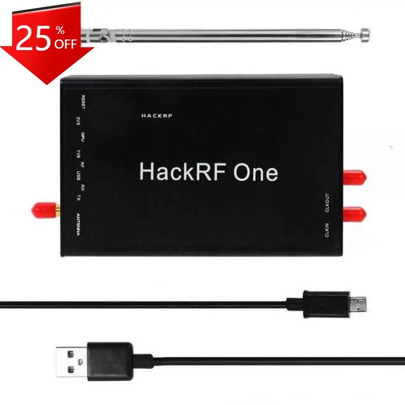 HackRF One, 1Mhz-6GHz software radio, SDR communication experimental platform, compatible with GNU Radio, SDR#, etc.
HackRF One, 1Mhz-6GHz software radio, SDR communication experimental platform, compatible with GNU Radio, SDR#, etc.