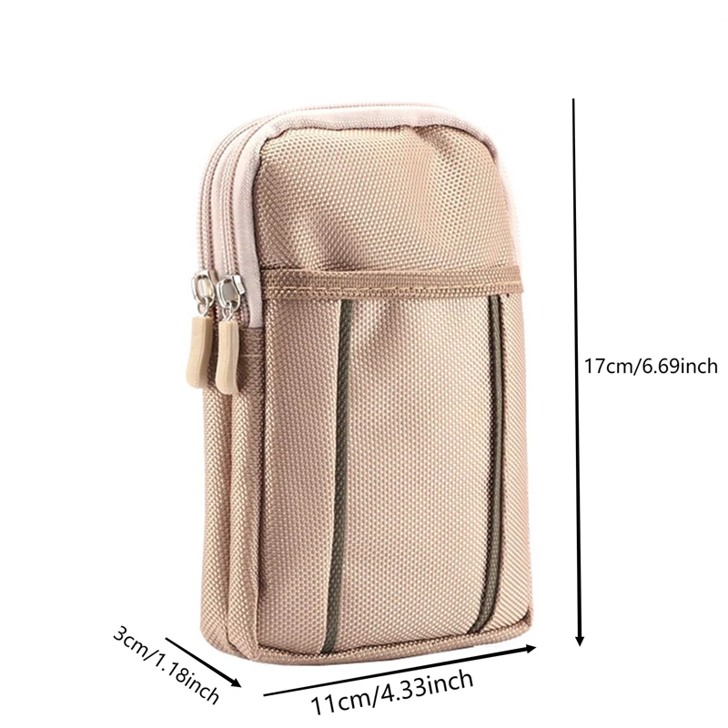 Wallet Men Multi-function Phone Pouch Belt Clip Bag Double Zipper Oxford Cloth Coin Purses For Male High Qulity Phone Cover
Wallet Men Multi-function Phone Pouch Belt Clip Bag Double Zipper Oxford Cloth Coin Purses For Male High Qulity Phone Cover