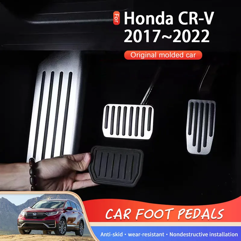 AT MT Car Pedals For Honda CRV CR-V CR V 2017~2022 Aluminum Alloy Car Foot Pad Rest Cover Brake Pedal Accelerator Car Acessories
AT MT Car Pedals For Honda CRV CR-V CR V 2017~2022 Aluminum Alloy Car Foot Pad Rest Cover Brake Pedal Accelerator Car Acessories