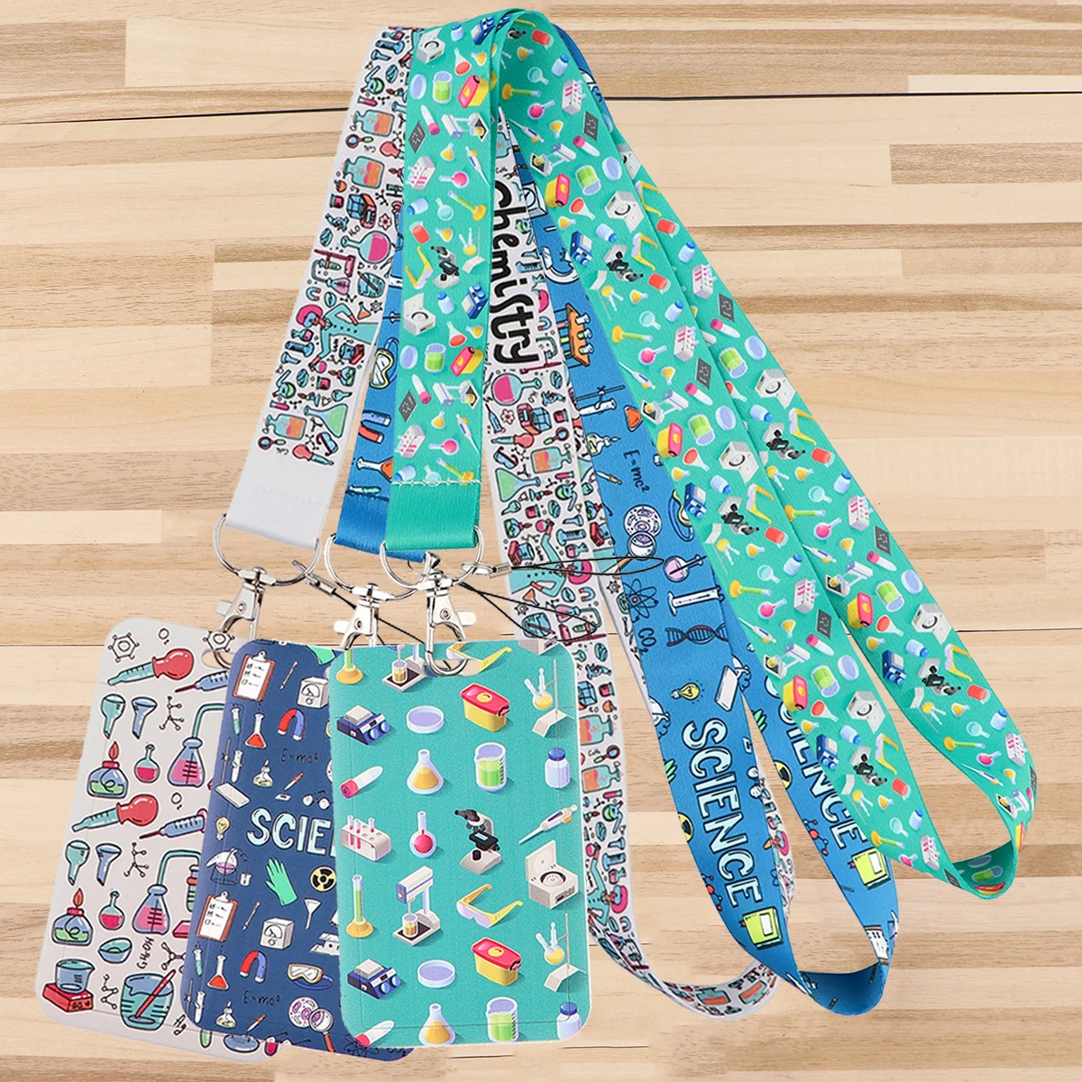 Science Keychain Chemistry Lanyards Key Chain Colorful Print ID Badge Holder Pendant Keyring Charms Mobile Phone Accessories
Science Keychain Chemistry Lanyards Key Chain Colorful Print ID Badge Holder Pendant Keyring Charms Mobile Phone Accessories