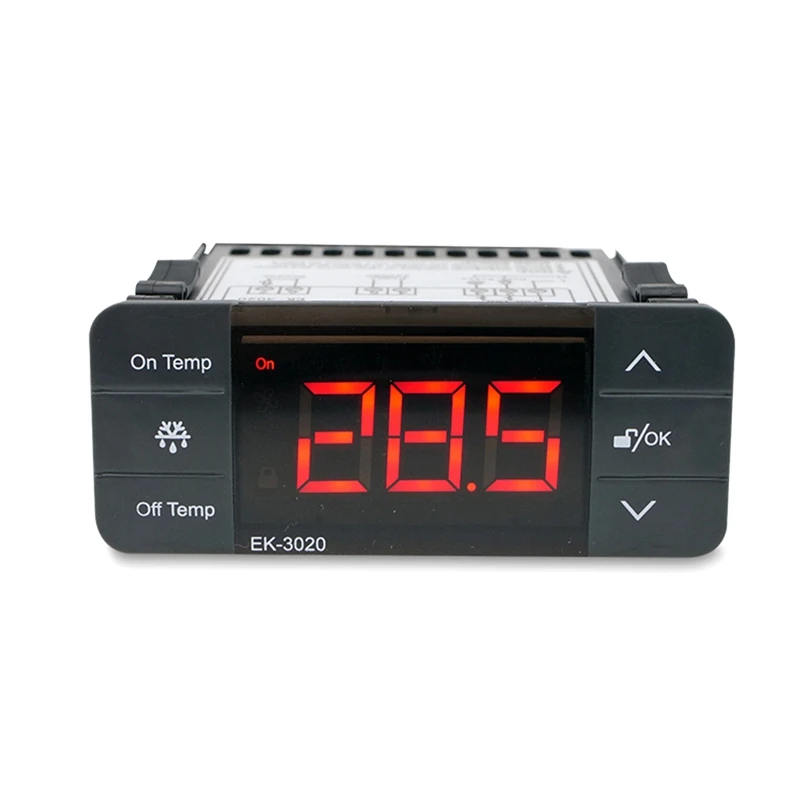 EK-3020 Digital Temperature Controller 220V Thermostat Sensor Refrigerator Refrigeration Defrost Thermostat
EK-3020 Digital Temperature Controller 220V Thermostat Sensor Refrigerator Refrigeration Defrost Thermostat
