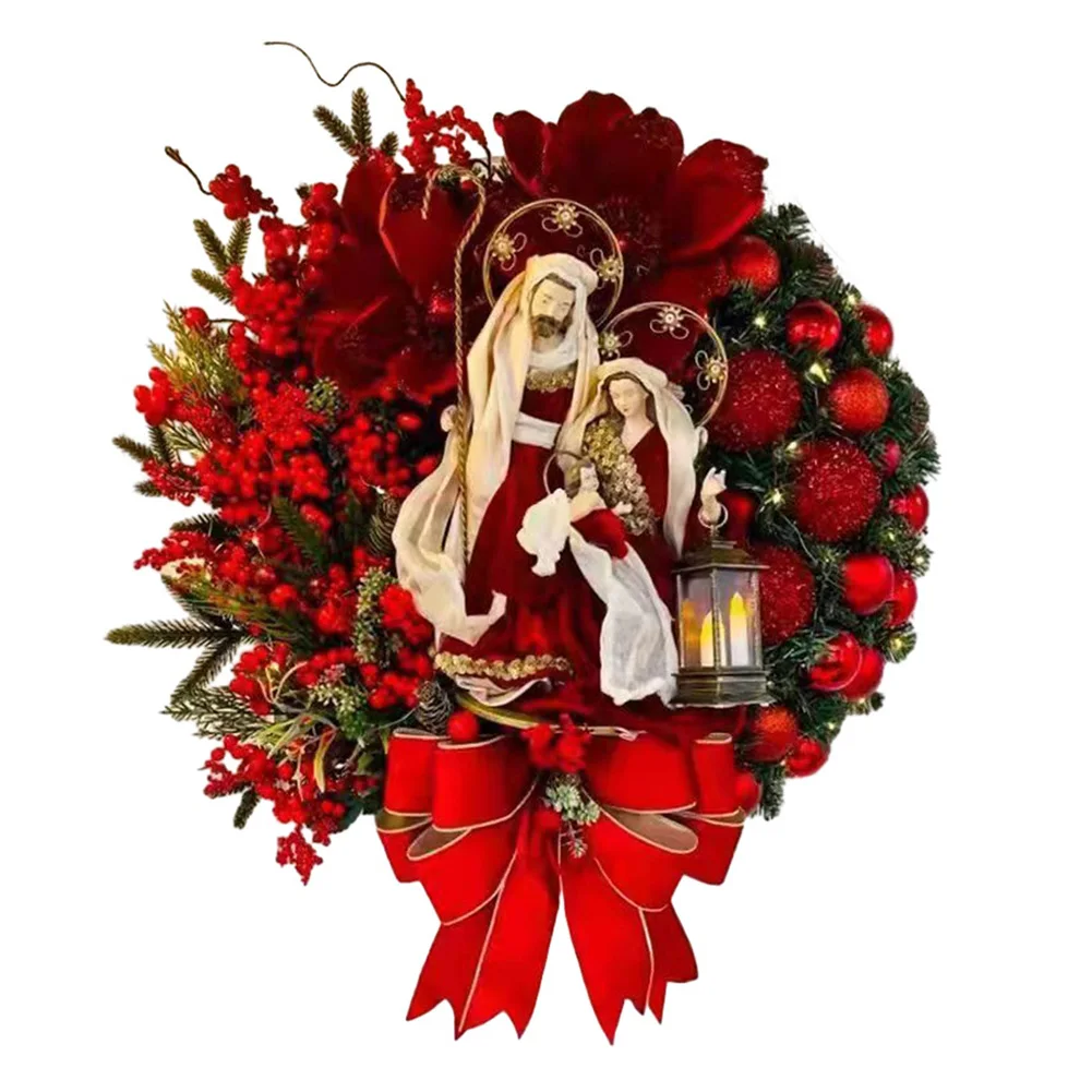 Door Knocker Christmas Wreath Christmas Door Knocker Christmas Holiday Decoration Christmas Red Flowers Durable
Door Knocker Christmas Wreath Christmas Door Knocker Christmas Holiday Decoration Christmas Red Flowers Durable
