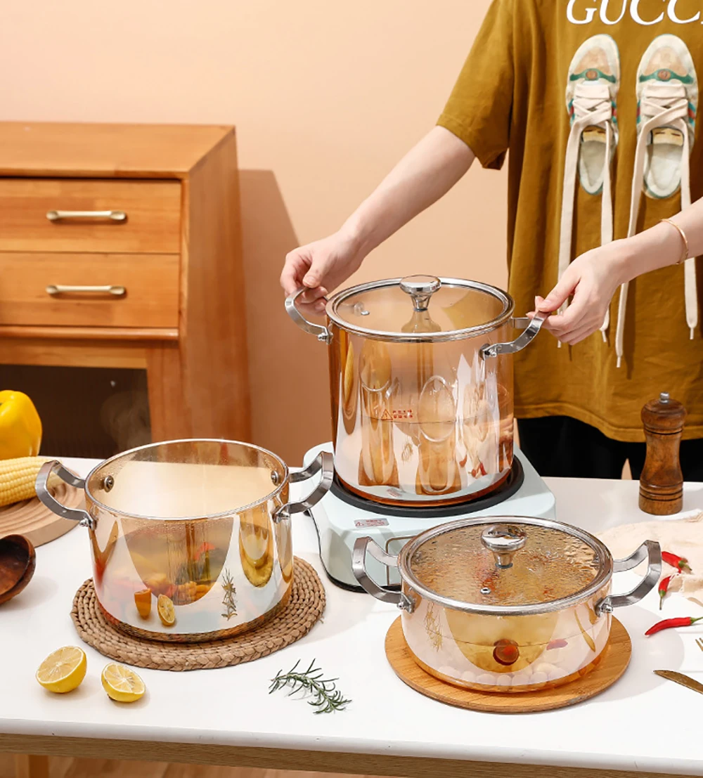 2022 New Arrival Borosilicate Glass Cookware Set Cooking Pot Pyrex Stovepot for Home
2022 New Arrival Borosilicate Glass Cookware Set Cooking Pot Pyrex Stovepot for Home