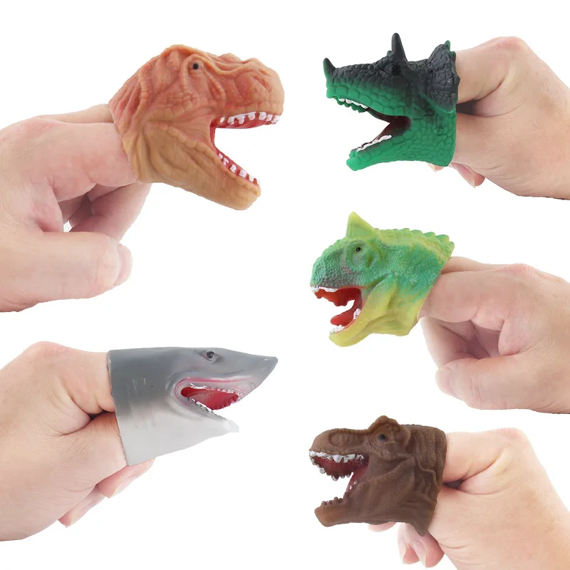 1Pc Finger Dinosaur Puppet Toys Battle Role Play Toy Tell Story Props Mini Hand Animal Model Funny Doll Christmas Gift for Boys
1Pc Finger Dinosaur Puppet Toys Battle Role Play Toy Tell Story Props Mini Hand Animal Model Funny Doll Christmas Gift for Boys