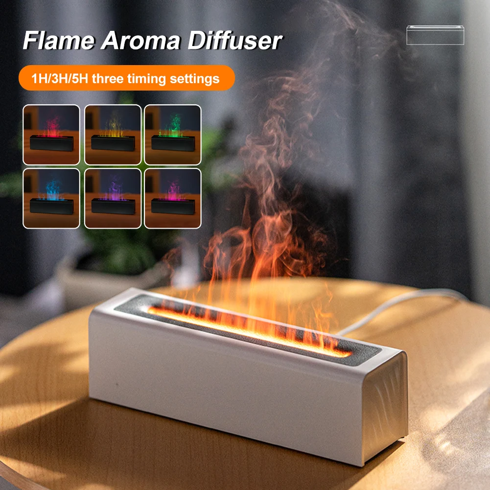 Flame Aroma Diffuser Indoor Air Humidifier Essential Oil Aromatherapy Diffuser with Auto-Off 1/3/5H Timer for Home Office Dorm
Flame Aroma Diffuser Indoor Air Humidifier Essential Oil Aromatherapy Diffuser with Auto-Off 1/3/5H Timer for Home Office Dorm