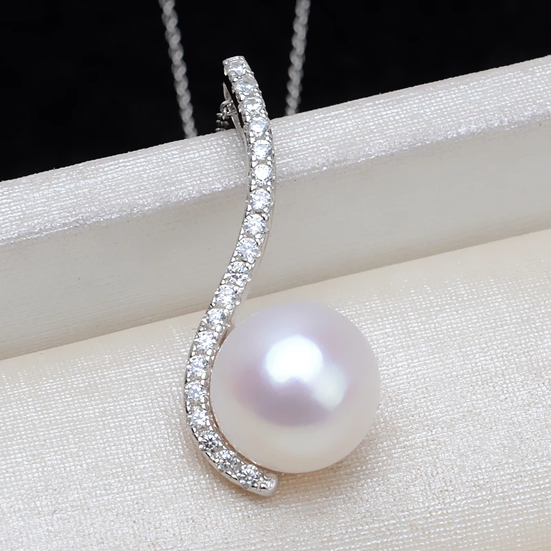 MeiBaPJ Trendy Real Natural Freshwater Pearl Pendant Necklace 925 Sterling Silver Fine Jewelry for Women
MeiBaPJ Trendy Real Natural Freshwater Pearl Pendant Necklace 925 Sterling Silver Fine Jewelry for Women