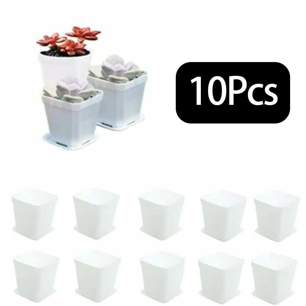 10pcs 5 Colors Avilable Thicken Flower Pots Planters Pot Trays Plastic Pots Creative Small Square Pots For Succulent Plants
10pcs 5 Colors Avilable Thicken Flower Pots Planters Pot Trays Plastic Pots Creative Small Square Pots For Succulent Plants