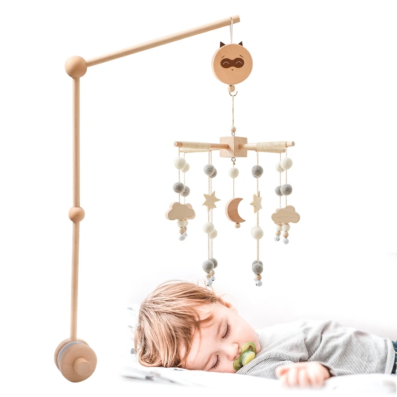 Baby Rattles Toys 0-12 Months For Baby Newborn Crib Bed Wood Bell Mobile Toddler Rattles Carousel For Cots Kids Musical Toy Gift
Baby Rattles Toys 0-12 Months For Baby Newborn Crib Bed Wood Bell Mobile Toddler Rattles Carousel For Cots Kids Musical Toy Gift