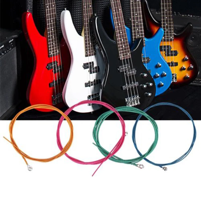 New Colorful 4 String Electric Bass Strings Bass Guitar Strings Guitar Part 4 Stainless Set Accessories Guitar Accessory
New Colorful 4 String Electric Bass Strings Bass Guitar Strings Guitar Part 4 Stainless Set Accessories Guitar Accessory