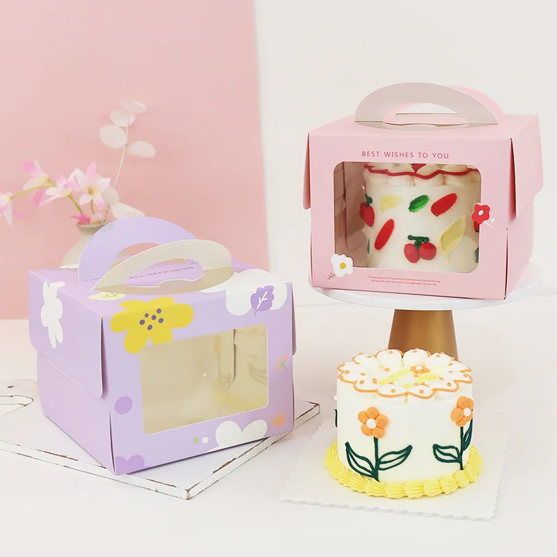 4 Inch Square Cake Box Transparent Window Gifts Cake Packaging Case Baking Baby Shower Birthday Party Decor 10Pcs
4 Inch Square Cake Box Transparent Window Gifts Cake Packaging Case Baking Baby Shower Birthday Party Decor 10Pcs