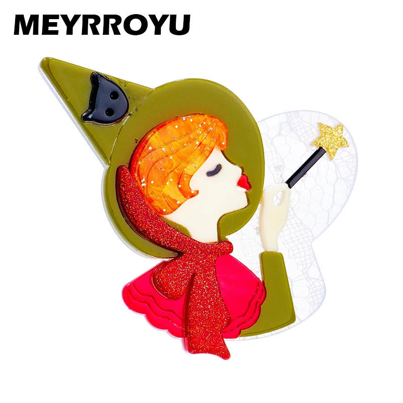 MEYRROYU New Arrival Cute Girl Shape Women's Brooch Acrylic Material Fairy Character Woman Brooch Casual Jewelry Gifts
MEYRROYU New Arrival Cute Girl Shape Women's Brooch Acrylic Material Fairy Character Woman Brooch Casual Jewelry Gifts