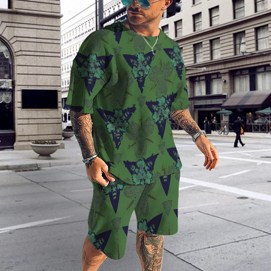 Summer Men T-shirts Sets Male Rhombus Casual Activewear 3D-Printed Short Sleeves Tops Beach Shorts O Neck Suit Solid Men Clothes
Summer Men T-shirts Sets Male Rhombus Casual Activewear 3D-Printed Short Sleeves Tops Beach Shorts O Neck Suit Solid Men Clothes