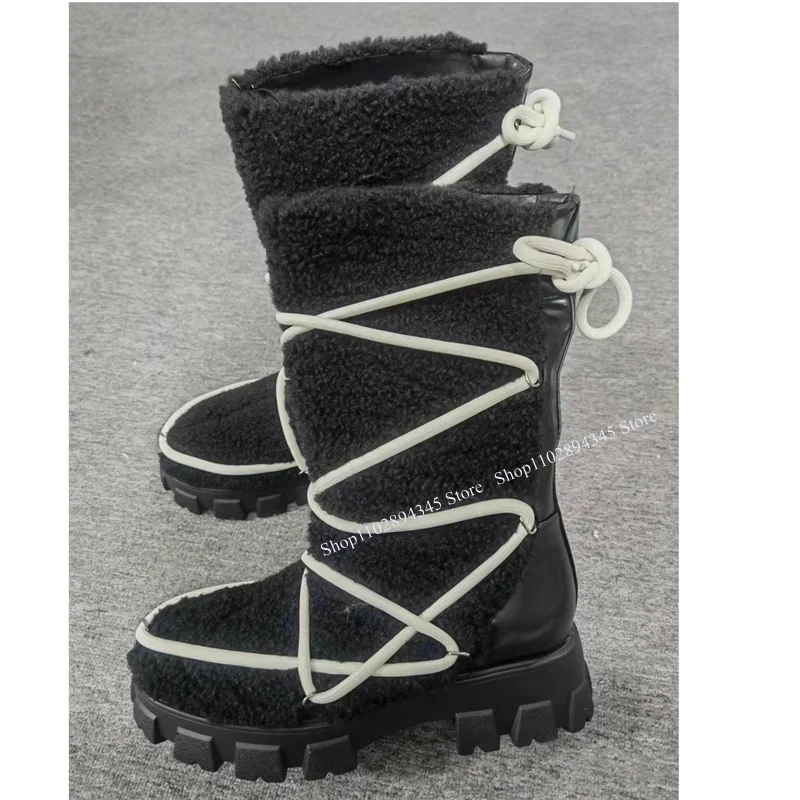 Black Lace Up Knee High Fur Men Shoes Men's Dress Shoes Shallow Boots High Quality Shoes Fashion Big Size Zapatillas Mujer
Black Lace Up Knee High Fur Men Shoes Men's Dress Shoes Shallow Boots High Quality Shoes Fashion Big Size Zapatillas Mujer