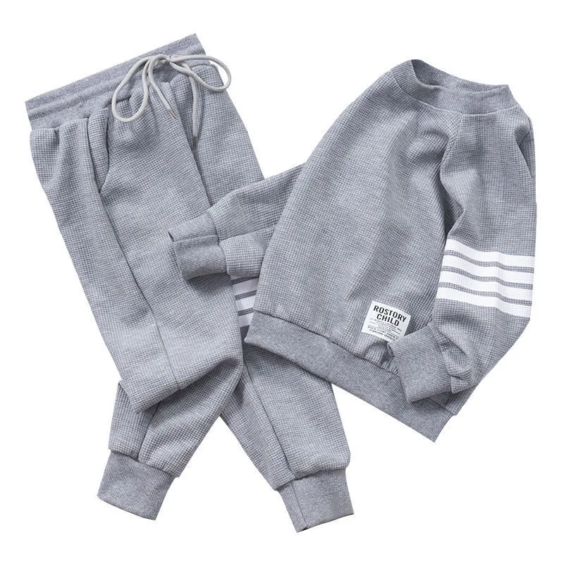 Boys Girls Spring Autumn Suits 2022 New Sports Sweater + Pants Fashionable Western Style Children's Casual Two-piece Set 2-7Y
Boys Girls Spring Autumn Suits 2022 New Sports Sweater + Pants Fashionable Western Style Children's Casual Two-piece Set 2-7Y