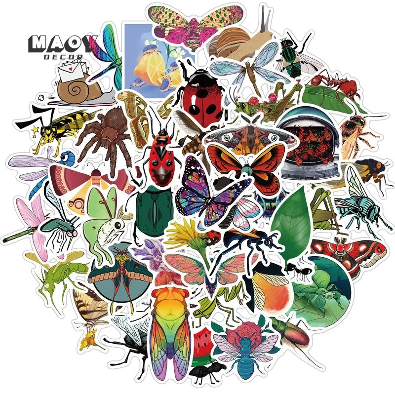 5/20/50pcs Nature Insect Stickers Funny Butterfly Spider DIY Waterproof Decals Herb Flower Kids Toy Phone Luggage Car Wallpaper
5/20/50pcs Nature Insect Stickers Funny Butterfly Spider DIY Waterproof Decals Herb Flower Kids Toy Phone Luggage Car Wallpaper