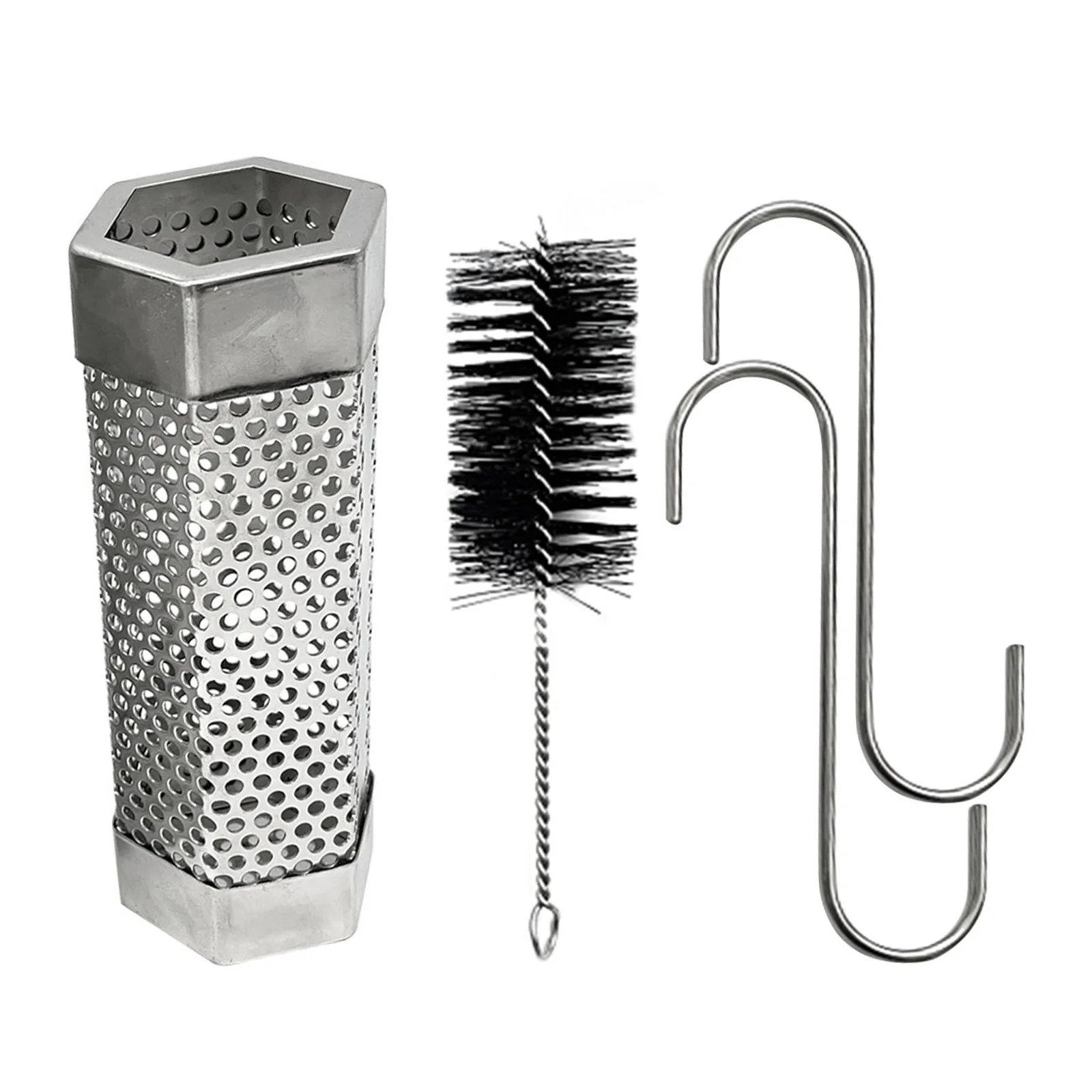 Brand New Grilling Basket Brush Easy To Install For Baking Nuts Hook Smoke Network Pipe Square/round/hexagonal
Brand New Grilling Basket Brush Easy To Install For Baking Nuts Hook Smoke Network Pipe Square/round/hexagonal