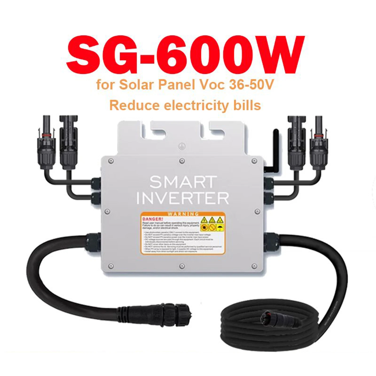 High Quality 600W Grid-Connected Micro Solar Panel Smart Inverter Waterproof SG600 + 2.4GWireless Monitoring
High Quality 600W Grid-Connected Micro Solar Panel Smart Inverter Waterproof SG600 + 2.4GWireless Monitoring
