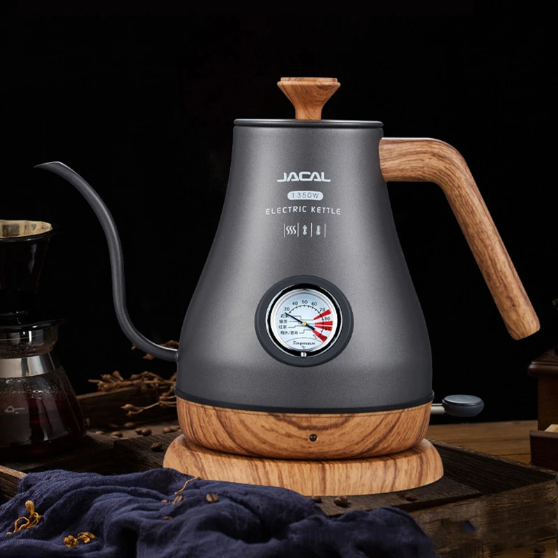 1L electric kettle 304 stainless steel gooseneck coffee pot slim spout teapot with temperature control
1L electric kettle 304 stainless steel gooseneck coffee pot slim spout teapot with temperature control